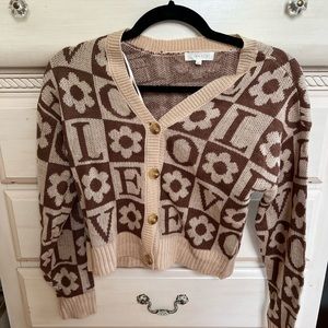 Patterned Cardigan
